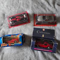 🏎️ Lotto Esclusivo 4 Modellini Ferrari Shell/Bur