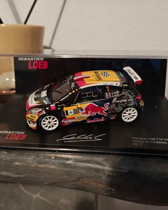Peugeot 205 T16 R5 Chablais 2017 Loeb 1:43 WRC
