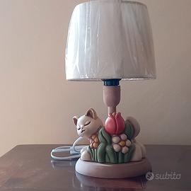 THUN lampada con gatto  – Nuova, mai utilizzata