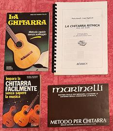 Chitarra 4 Libri e metodi per imparare facilmente
