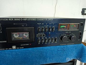 piastra registratore cassette europhon rck 2000
