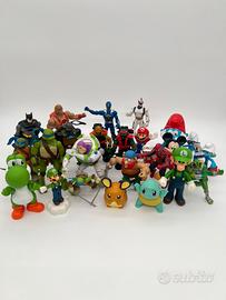 Lotto Statuette Action Figure Pupazzi per Bambini