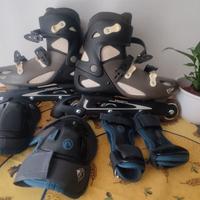 Rollerblade Decathlon v200h  44 + accessori M