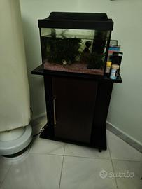 Acquario 30 LT completo di mobiletto e accessori