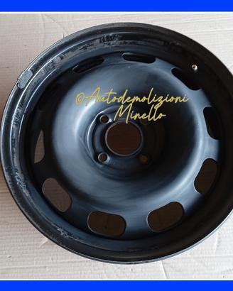 Cerchio in ferro 6,5 x 16 per OPEL Corsa F 2019 >