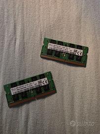 Hynix due moduli memoria RAM 8 GB DDR4