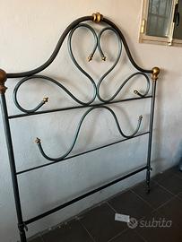 Letto ferro battuto vintage