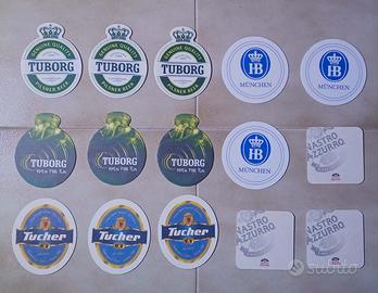 15 SOTTOBICCHIERI BIRRA TUBORG TUCHER HB MUNCHEN N