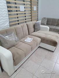 Divano isola a cassettone letto nuovo