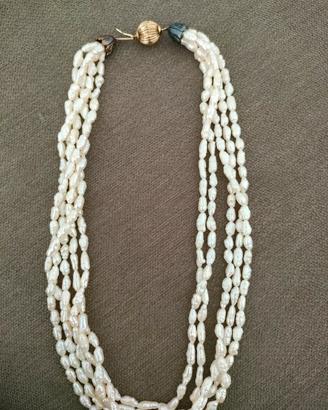 collana torchon perle vere