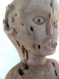 Statua funeraria Bongo Sudan arte tribale africana