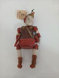 Statuetta Marionetta in Ceramica Capodimonte Solda