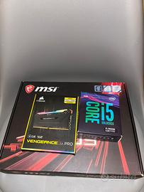 Bundle Scheda MadreMSIz390, cpu i5 9600k, ram 16gb