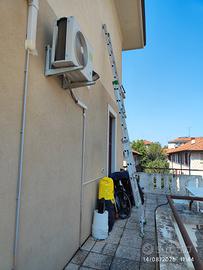scala  A sfilo in alluminio  fino a 9 MT.