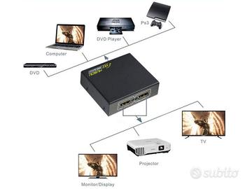 Splitter HDMI - 1 ingresso, 2 uscite