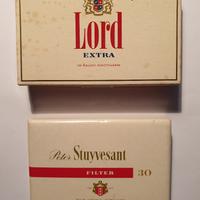 LOTTO 2 RARI PACCHETTI SIGARETTE XL VUOTI VINTAGE