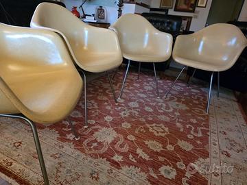 Set  4 Sedie vintage "Eames Herman Miller"