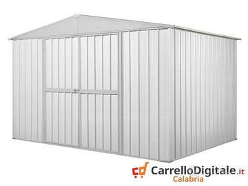 Capanno box esterno lamiera 360x175 bianco