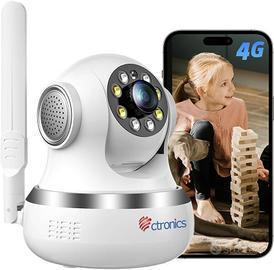 Ctronics 750C-EU4G Telecamera 4G Sorveglianza HD