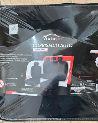 Set Coprisedili Auto Universali Autosprint 11pz