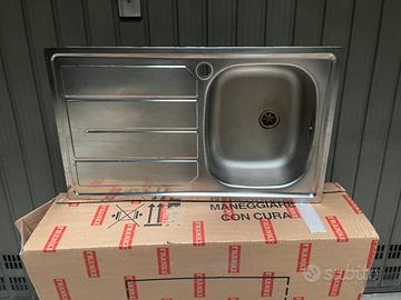 Lavandino per cucina in acciaio inox