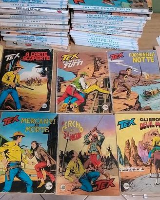 Lotto fumetti TEX - 100 numeri tutti diversi