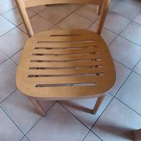 6 SEDIE IKEA LEGNO tenute molto bene