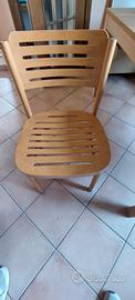 6 SEDIE IKEA LEGNO tenute molto bene