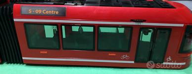 Tram Giocattolo Rosso Articolato City Tram Happy P