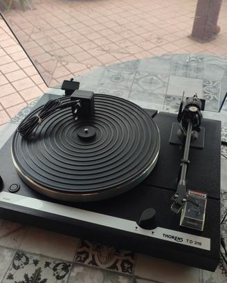 piatto Thorens testine Shure