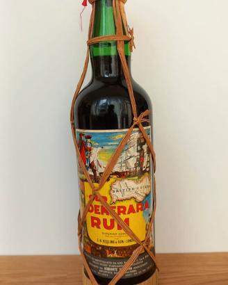 Rum Demerara Vintage "Old Demerara Rum" anni '70
