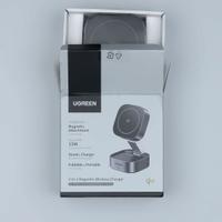 Caricatore Wireless Magsafe 2 in 1 Ugreen Nero Qi2