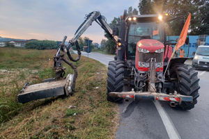 Massey ferguson 6713s trincia hymach
