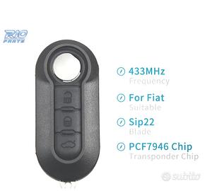 CHIAVE COMPLETA FIAT 500 PANDA PUNTO BRAVO GRANDE 