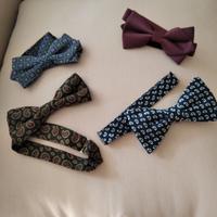 4 cravattini a farfalla
