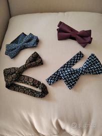 4 cravattini a farfalla