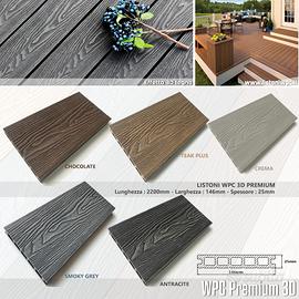 Listoni WPC pavimento effetto legno composito doga
