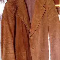 giacca di pelle vera tg. L 