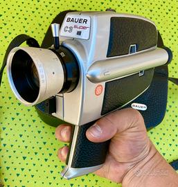 cinepresa vintage Bauer C3 Super 8 anni 60