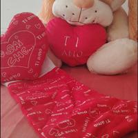 calza "ti amo" con Peluche