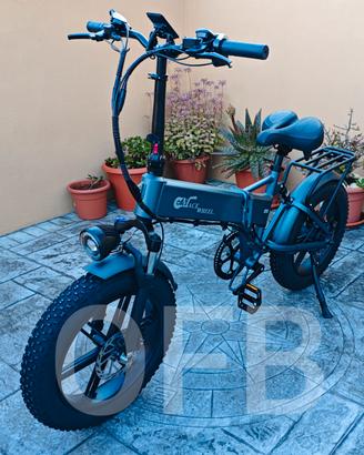 Bici elettrica fat biammortizzata nuova garanzia 