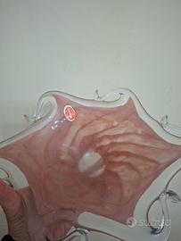 Svuotatasche/Centrotavola Vintage in Vetro Murano