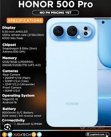 HONOR 500 PRO 12/512 NUOVO 