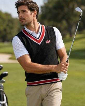 gilet Adidas originals collezione golf tg l