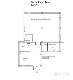 Locale commerciale con ampio parcheggio