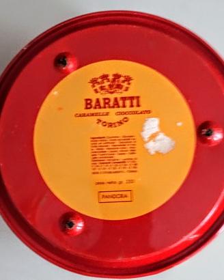 Antica scatola latta pezzo unico