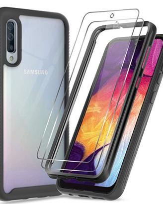Cover Samsung Galaxy A70 con Vetro Temperato