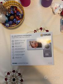 Kit Videocitofono Monofamiliare Vimar Elvox NUOVO