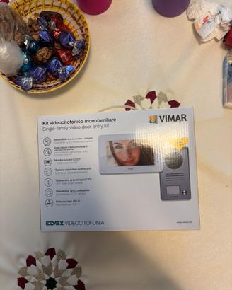 Kit Videocitofono Monofamiliare Vimar Elvox NUOVO