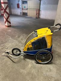Carrello da bici per bambini